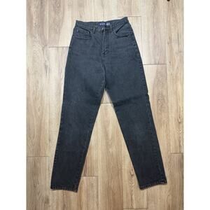 Women’s Vintage Gap High Rise Taper Jeans Charcoal Grey Size 26 X 31